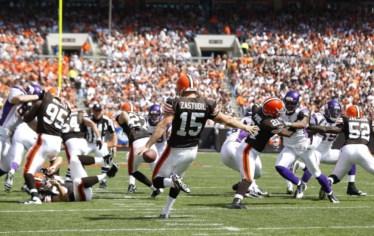 On Saturday night, Carson and crew consulted with former teammate Zastudil, who’d also kicked for the Browns and knew the conditions at the stadium well.
